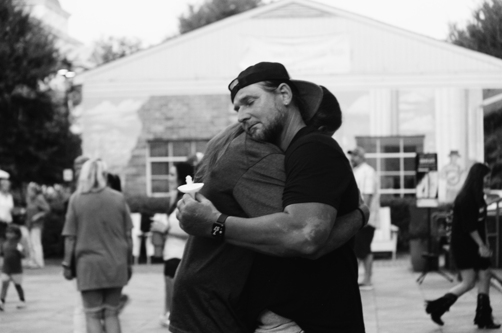 Overdose Awareness Day 2026 Jeff Walker Hugging - Black & White