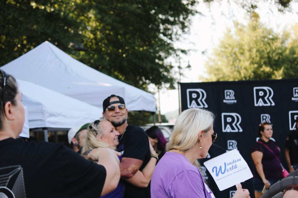 Overdose Awareness Day 2026 Jeff Walker Hugging Guest